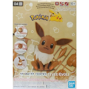 Bandai 5061392 Quick 04 Eevee Pokemon Model Kit - Hobbies Online